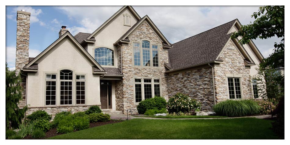 Roof lines and windows that live in harmony so you can be in harmony...in your Posocco Construction home.