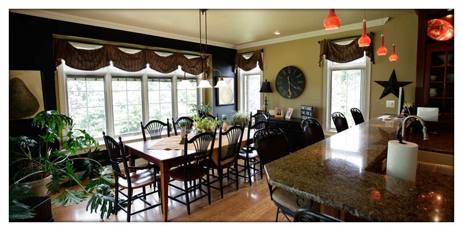 Dining in style in your new Posocco Construction home